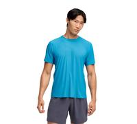 Hoka Airolite 2.0 Short Sleeve Blue Shirt, Size XL