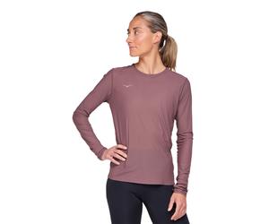 Hoka Airolite Run Long Sleeve Womens | Smokey Quartz - Pink / L