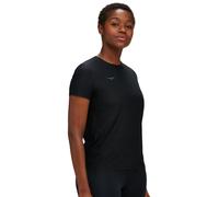 HOKA Women's Airolite Run Short Sleeve Top in Black, Size Large