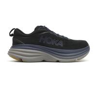 HOKA Men's Bondi 8 Road Running Shoes in Black/Iron Ore, Size 9