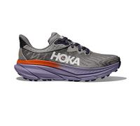 HOKA Women's Challenger 7 Road Running Shoes in Galactic Grey/Wild Indigo, Size 9