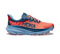 Hoka Challenger 7 Women's Trail Running Shoes | UK 4 in Papaya/Real Teal