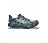 HOKA Men's Stinson 7 Trail Shoes in Slate Blue/Asphalt Grey, Size 8.5