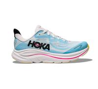 HOKA Kid's Clifton 10 Road Running Shoes in Frost/Soaring Blue, Size 3Y
