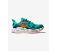 HOKA Clifton 10 green turquoise blue orange shoes kids - 36