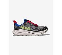 HOKA Clifton 10 Shoes Grey Black Red Junior - 37(1/3)