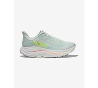 Hoka - Running shoes - Clifton 10 W Sea Glass/Neon Flame for Women - Size 7 US - Grey Grey 7 US
