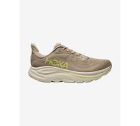Hoka Clifton 10 Textile Men's Running Trainers - Raw Linen Stone - Size:UK 8.5
