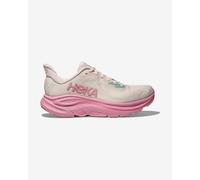 HOKA Women's Clifton 10 Road Running Shoes in Rose Cream/Dried Rose, Size 4