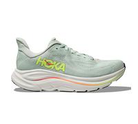 Hoka Clifton 10 Womens | Sea Glass / Neon Flame - Green / 8.5 / Standard