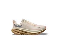HOKA Women's Clifton 9 Gore-Tex Running Shoes - Eggshell/Khaki - Size: UK 4