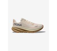 HOKA Women's Clifton 9 Gore-Tex Running Shoes - Eggshell/Khaki - Size: UK 7