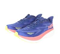 HOKA Clifton 9 Wide Running Shoes Woman Blue Pink