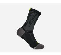 HOKA Clifton Crew Run Sock in Black, Size Medium