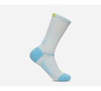 HOKA Clifton Crew Run Sock in Glimmering Blue, Size Large