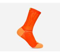 HOKA Clifton Crew Run Sock in Lava, Size XL