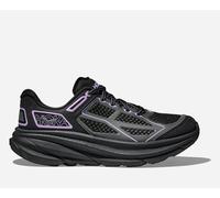 HOKA Clifton One9 Shoes in Black/Aster Flower, Size 8
