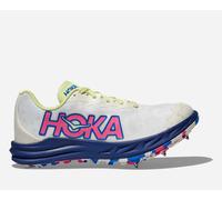 HOKA Crescendo XC Race Shoes in White/Blueberry, Size M8.5/ W9