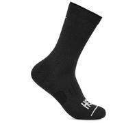 HOKA Crew Run Sock 3-Pack in Black/Black/Black, Size Medium