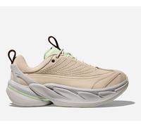 HOKA Elevon X Lifestyle Shoes in Oatmeal/Luna Moth, Size 11