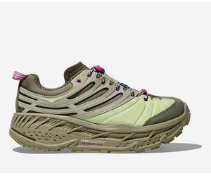 HOKA Elite Terrain System Stinson EVO OG Lifestyle Shoes in Sea Moss/Luna Moth, Size 10