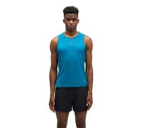 HOKA Men's EveryRun Tank Top in Night Glow Blue, Size XL