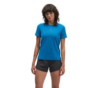 Hoka EveryRun Women's T-Shirt | UK XS in Night Glow Blue