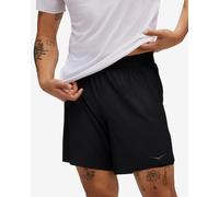 HOKA Glide 2IN1 7 inch black pure shorts - M