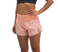 Hoka Glide Mid-Rise 3.5 Inch Women's Brief Shorts | UK S in Sunstone Print