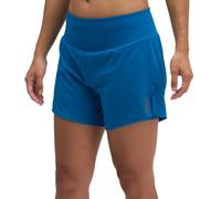 Hoka Glide MR 5-inch 2-in-1 Women's Shorts | UK S in Night Glow Blue