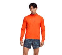 HOKA - Glidetech Quarter Zip - Running shirt size S, orange