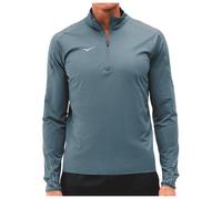 Hoka - T-shirt de running léger et stretch avec col montant demi-zippé - M Glidetech Quarter Zip Faded Navy for Men in Nylon - Size L Navy L