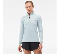 HOKA - Women's Glidetech Quarter Zip - Running shirt size XL, grey