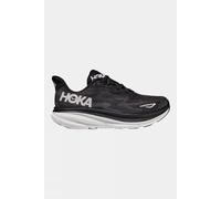 HOKA Men's Clifton 9 Road Running Shoes in Black/White, Size 7