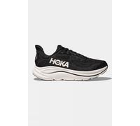 HOKA Women's Clifton 10 Road Running Shoes in Black/White, Size 5 W