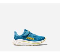 HOKA Kid's Clifton 10 in Alpine Blue/Foggy Night, Size 13.5K