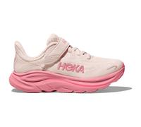 HOKA Kid's Clifton 10 in Rose Cream/Dried Rose, Size 13.5K