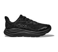 HOKA Kid's Clifton 10 Road Running Shoes in Black, Size 3Y