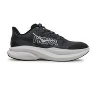 HOKA Kids Mach 6 Textile Synthetic Black White Trainers 6 UK