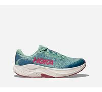 HOKA Kid's Rincon 4 in Jadeite/Alpine Blue, Size 3Y