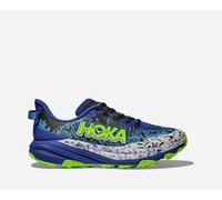 HOKA Kid's Speedgoat 6 in Night Sky/Neon Lime, Size 5.5Y