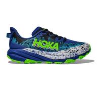 Hoka - Hiking/trail shoes - Speedgoat 6 Youth Night Sky/Neon Lime - Kid Size 4,5 US - Blue Blue