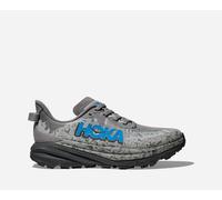 HOKA Kid's Speedgoat 6 Trail Shoes in Galactic Grey/Hoka Blue, Size 2.5Y
