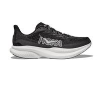 HOKA Women's Mach 6 Road Running Shoes in Black/White, Size 8 W