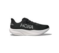 Hoka Women's Mach 7 Sneaker, Black/White, 6.5