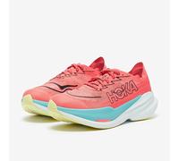 HOKA Men's Mach X 2 Road Running Shoes in Grapefruit/Electric Coral, Size 8