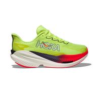 Hoka Mach X 3 Women's Running Shoes | UK 7 in Neon Yuzu/Squid Ink