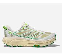 HOKA Mafate Speed 2 Lifestyle Shoes in White/Fresh Cut Grass, Size 6.5