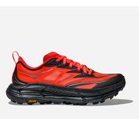 HOKA Mafate Speed 4 Lite Lifestyle Shoes in Neon Flame/Black, Size 12.5