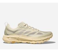HOKA Mafate Speed 4 Lite Lifestyle Shoes in Truffle Salt/Vintage Yellow, Size 6